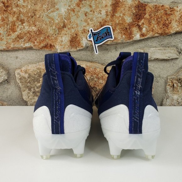 adidas Adizero Scorch Football Cleats Men’s Size 10.5 Navy Blue White FX4250 NEW main image 12